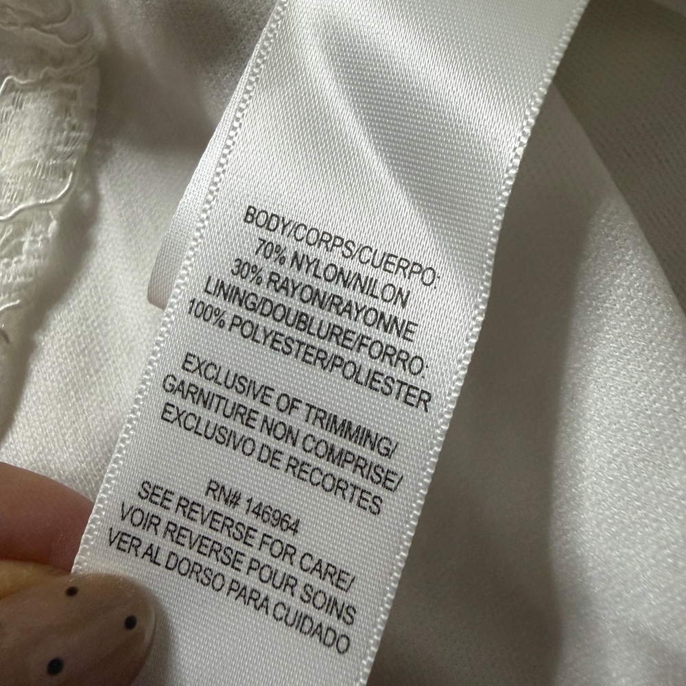 NEW Julia Jordan White Lace Mock Neck Easter Sunday Dress 16 - Picture 10 of 12